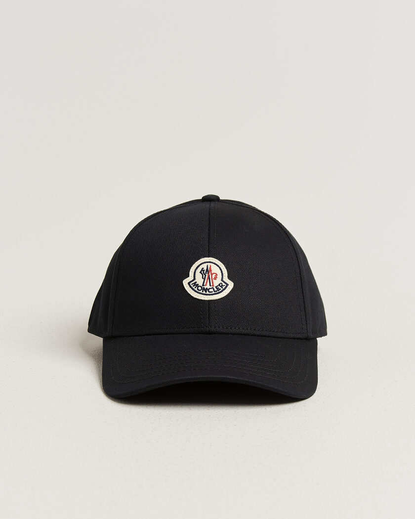 Moncler Logo Baseball Cap Black – Zwart