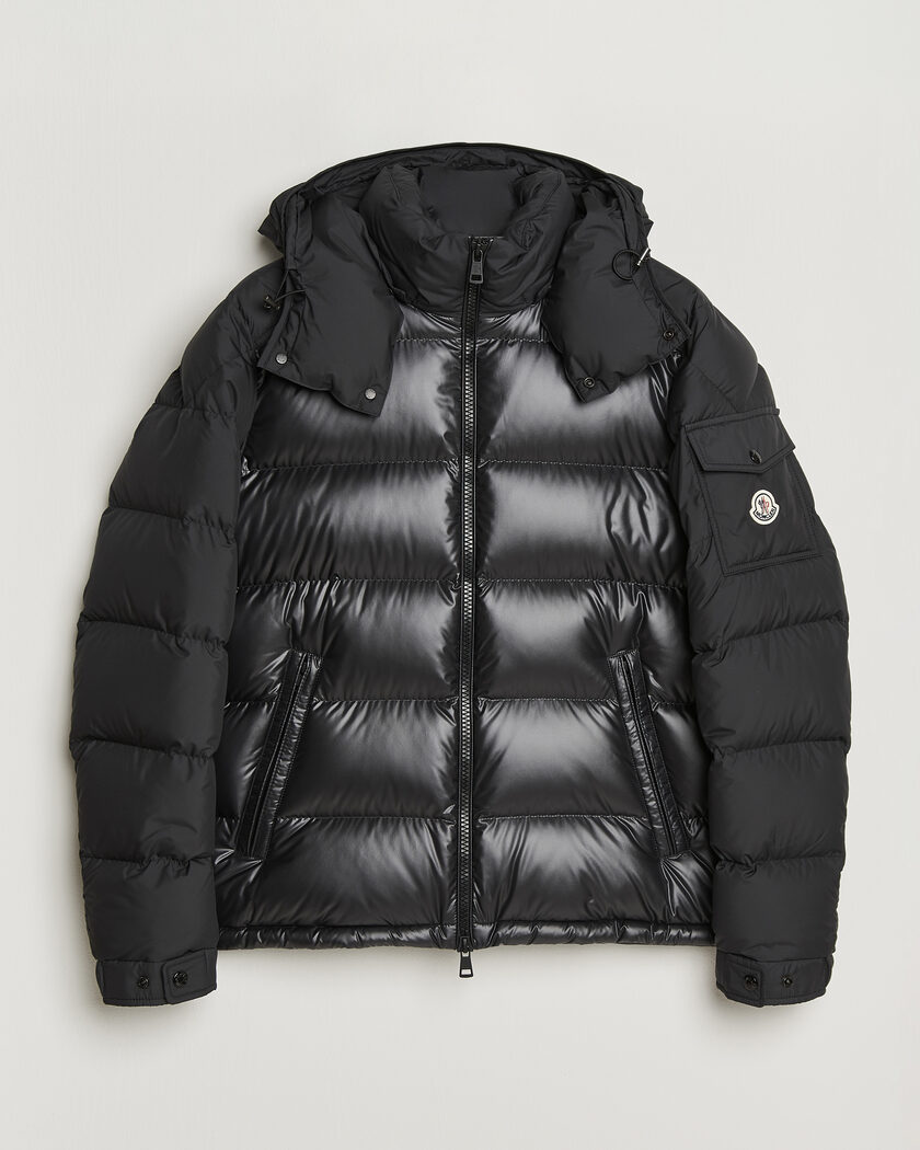 Moncler Maya Bi-Material Jacket Black – Noir