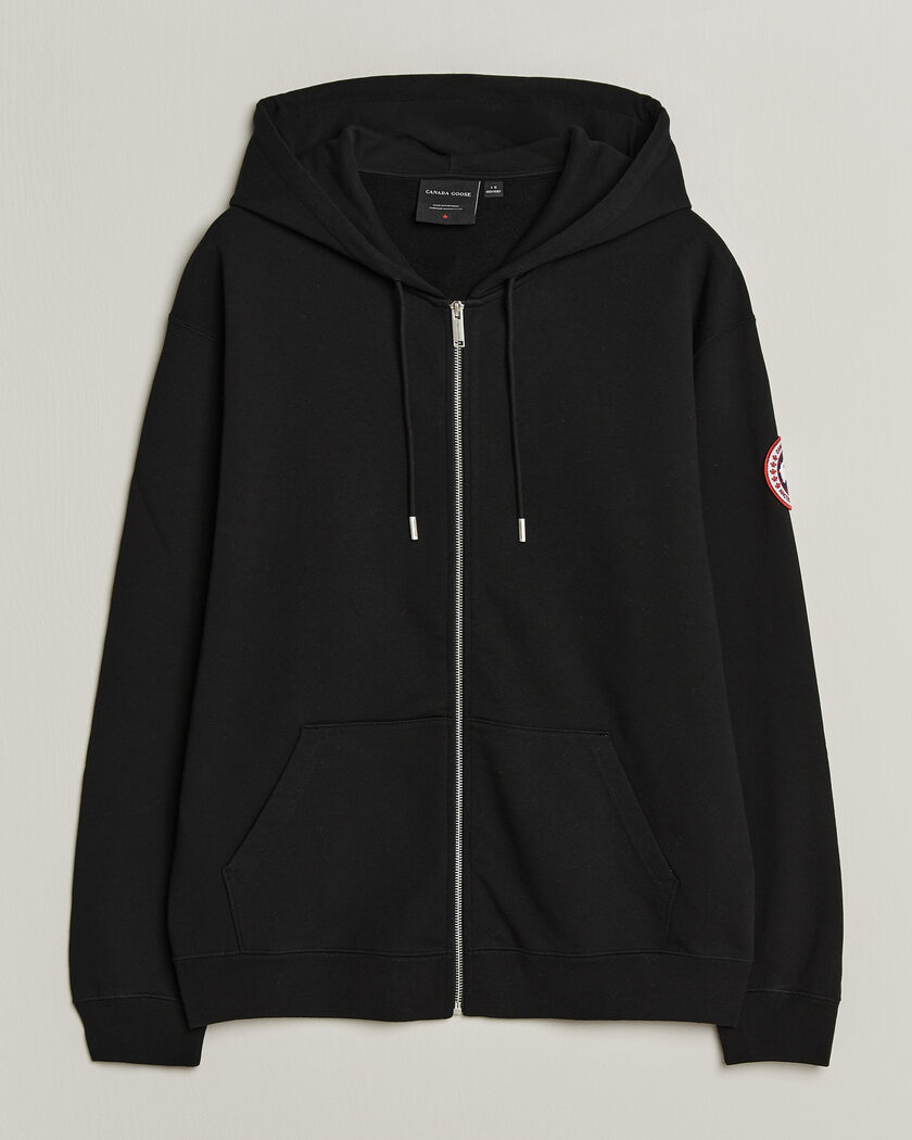 Canada Goose Loon Full Zip Hoodie Black – Zwart