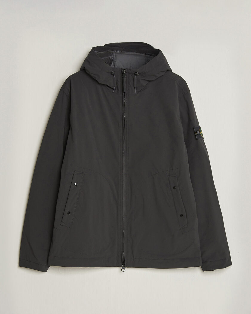 Stone Island Short Soft Shell Parka Black – Noir