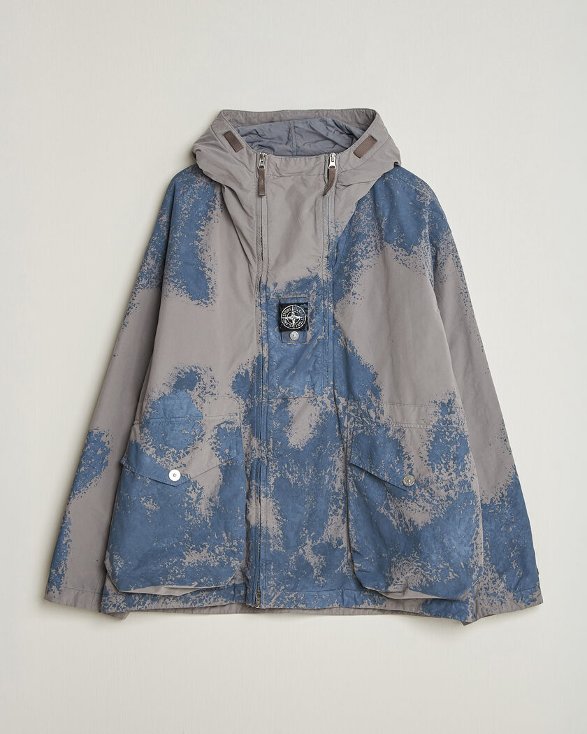 Stone Island Hand Painted David Light TC Short Parka Grey – Gris