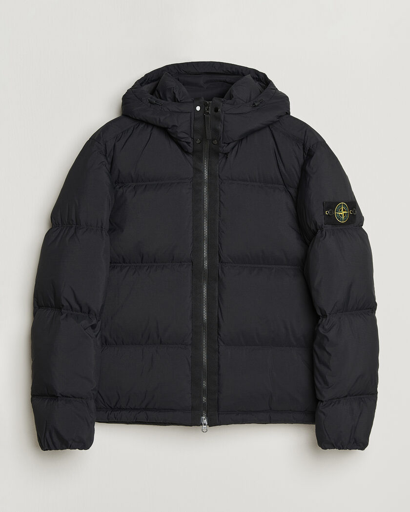 Stone Island Matt Ripstop Cordura Down Jacket Black – Noir