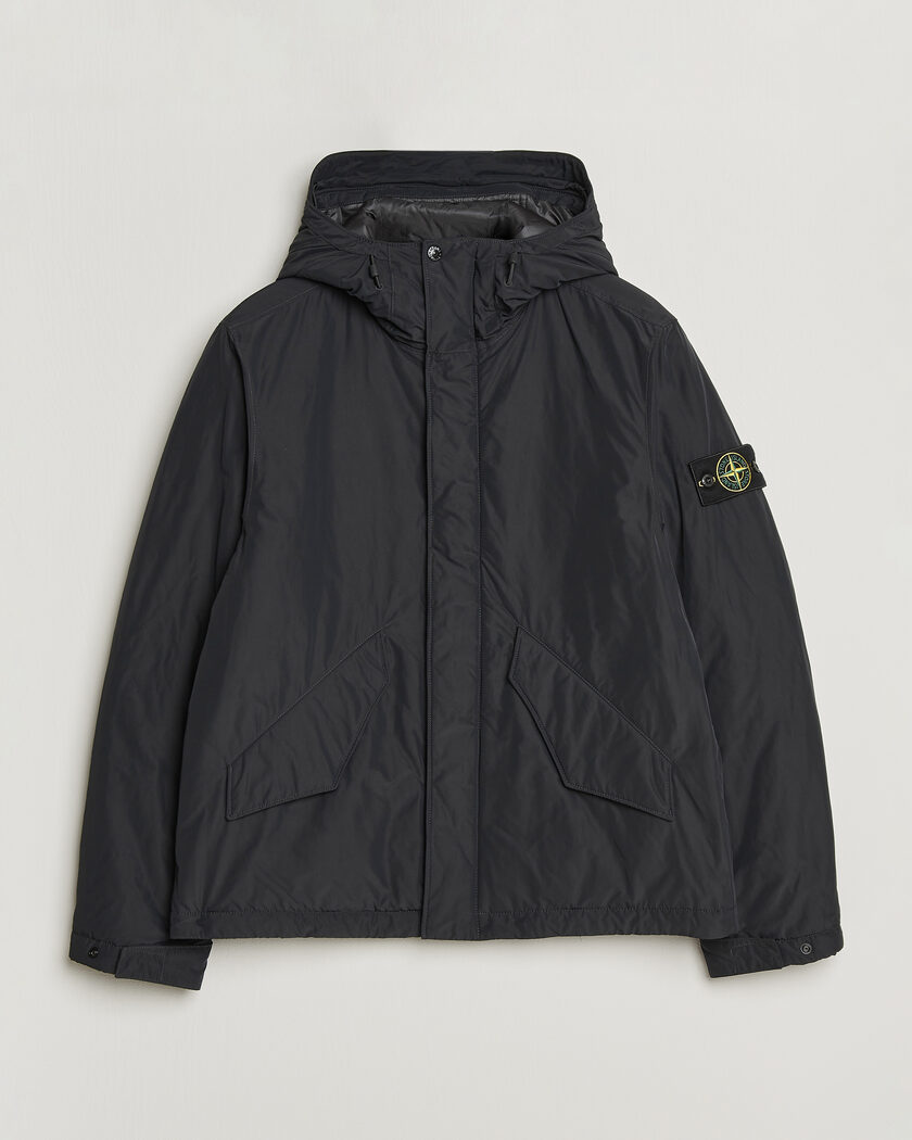 Stone Island Micro Twill Hood Jacket Black  – Zwart