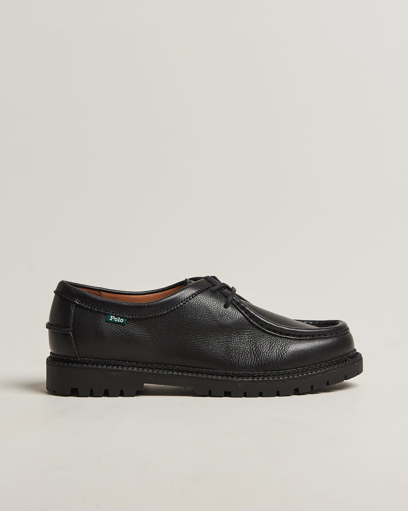 Polo Ralph Lauren Jett Apron Derby Shoe Black – Noir