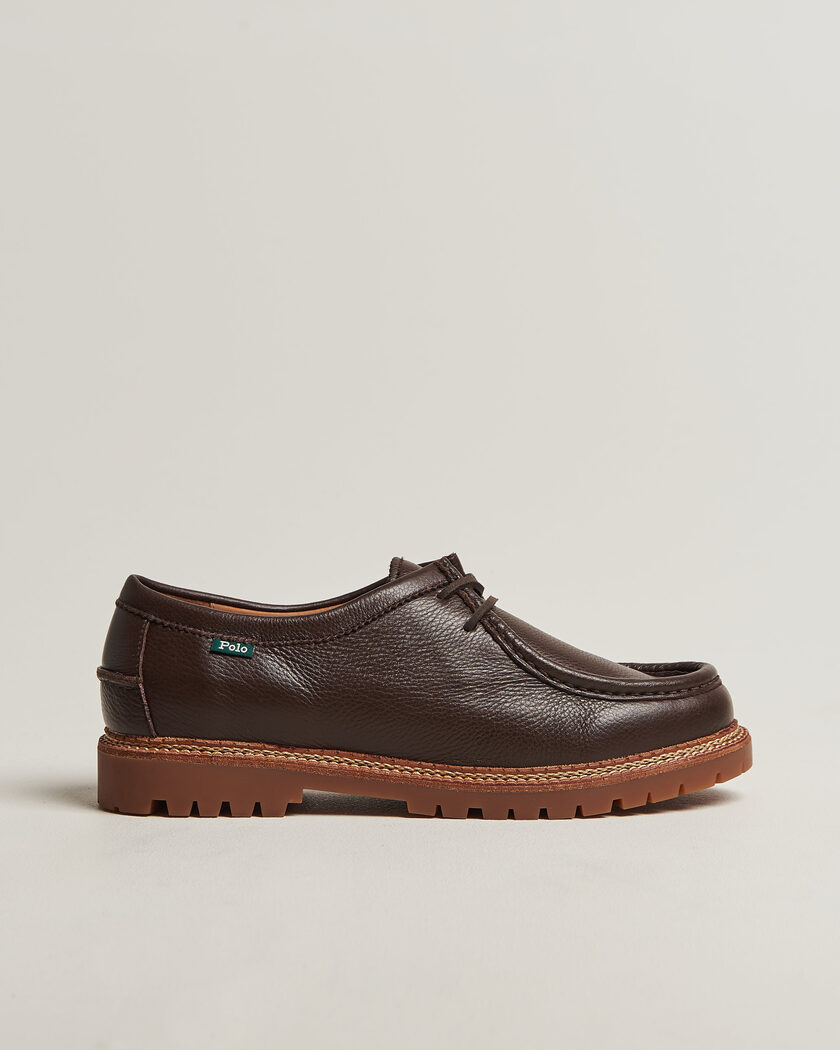 Polo Ralph Lauren Jett Apron Derby Shoe Dark Brown – Bruin