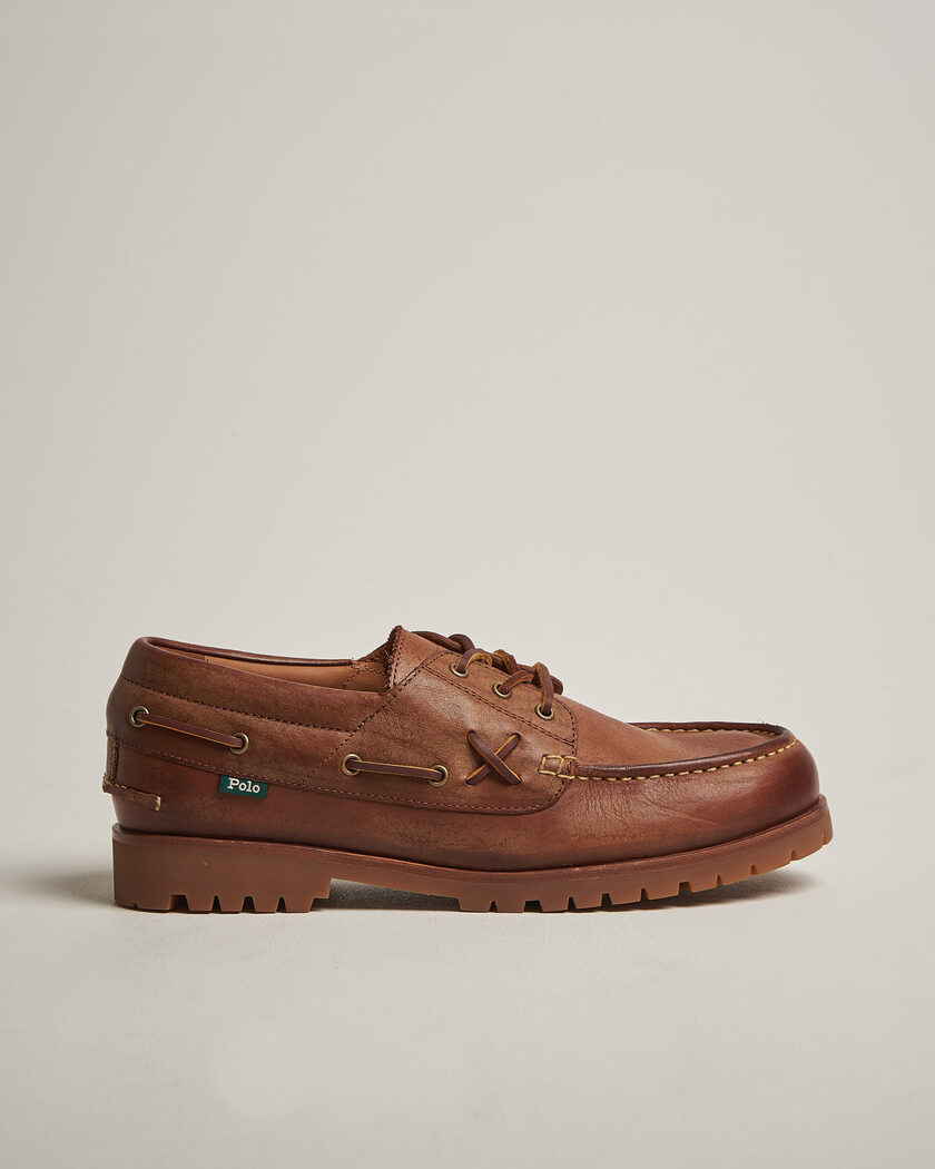 Polo Ralph Lauren Ranger Deck Boat Shoe Brown – Marron