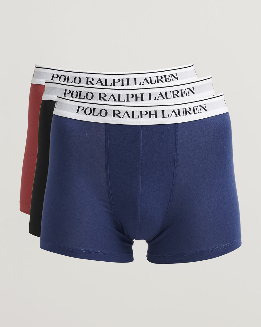 Polo Ralph Lauren 3-Pack Trunks Black/Blue/White – Meerkleurig