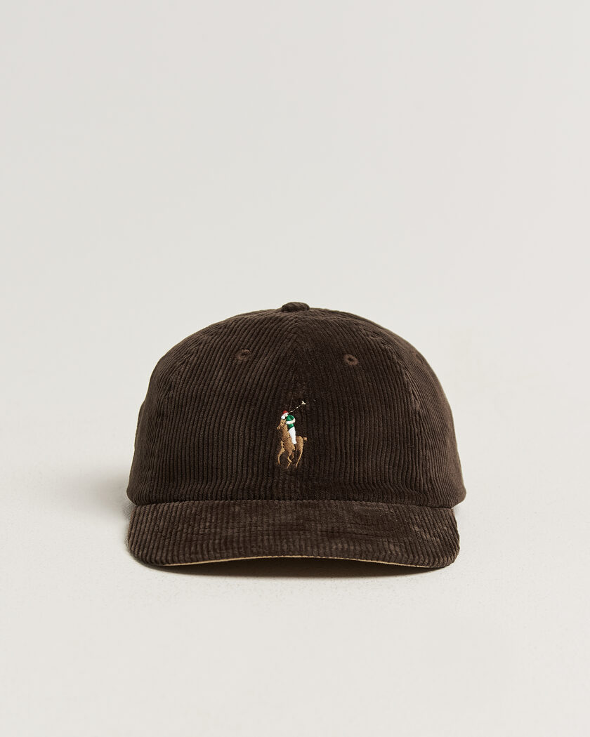 Polo Ralph Lauren Corduroy Cap Dark Beech – Bruin