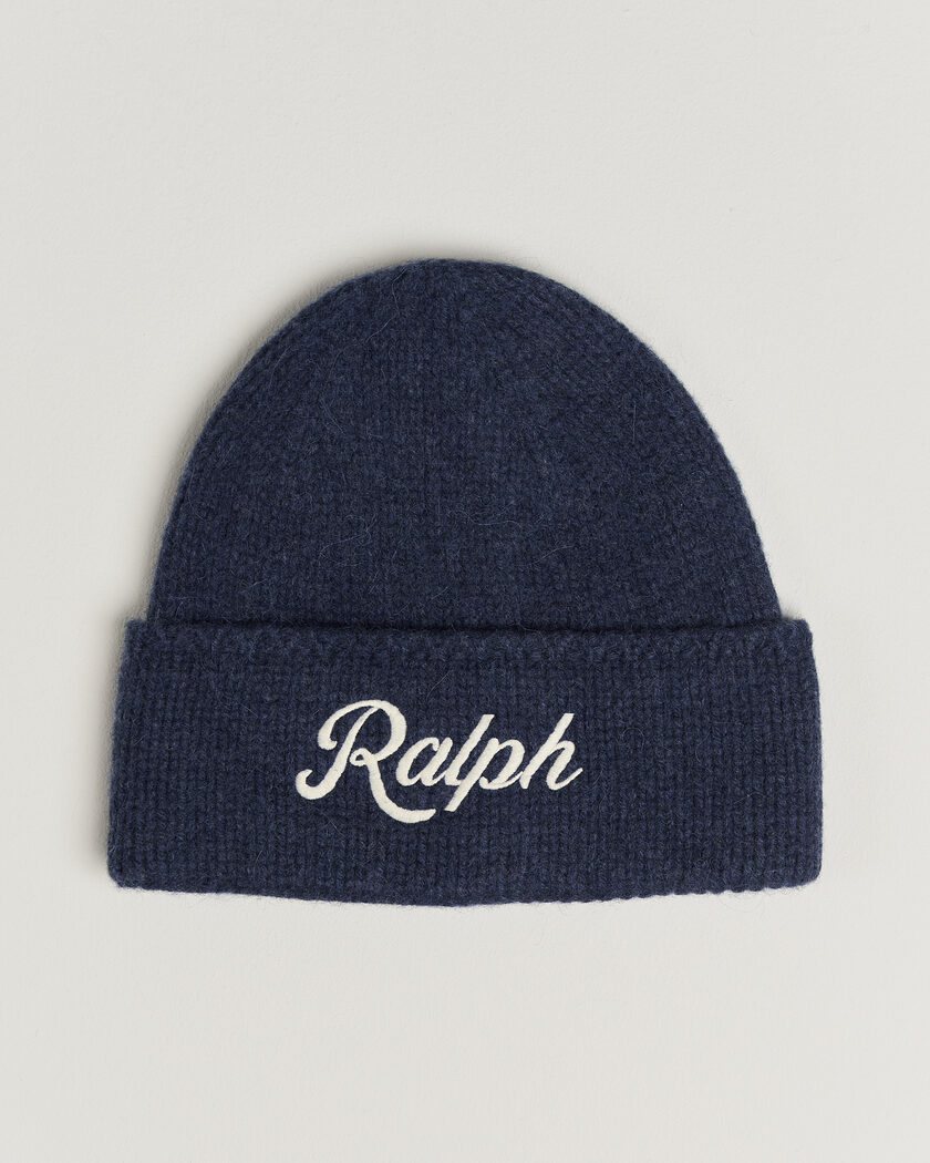 Polo Ralph Lauren Wool Blend Beanie Newport Navy – Bleu
