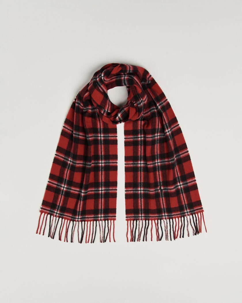 Polo Ralph Lauren Classic Wool Scarf Red/Black – Meerkleurig