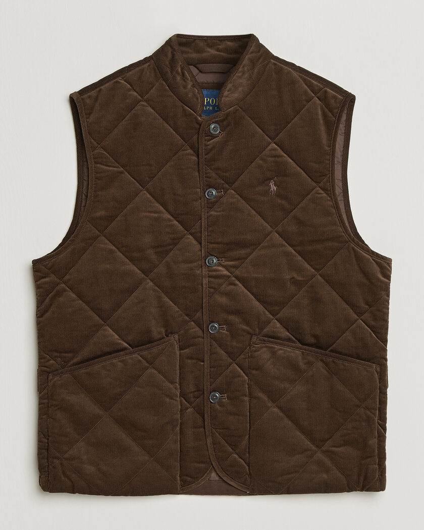 Polo Ralph Lauren Quilted Corduroy Vest Cooper Brown – Bruin