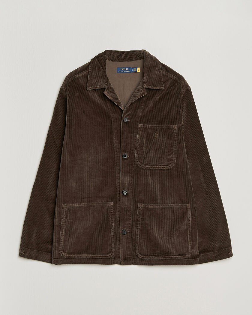 Polo Ralph Lauren Corduroy Overshirt Nutmeg Brown – Marron