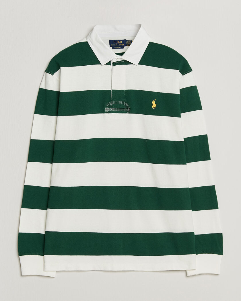 Polo Ralph Lauren Striped Jersey Rugger Cream/Forest – Multicolore