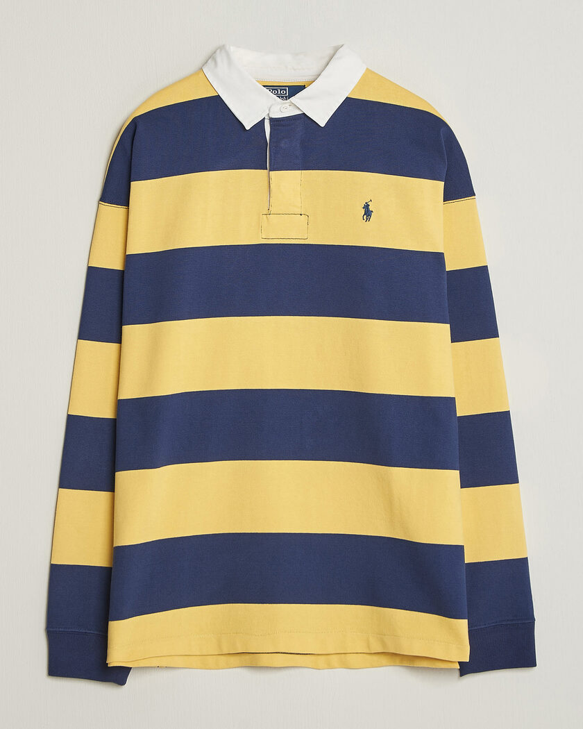 Polo Ralph Lauren Jersey Knitted Rugby Pullover Yellow/Cobolt – Multicolore
