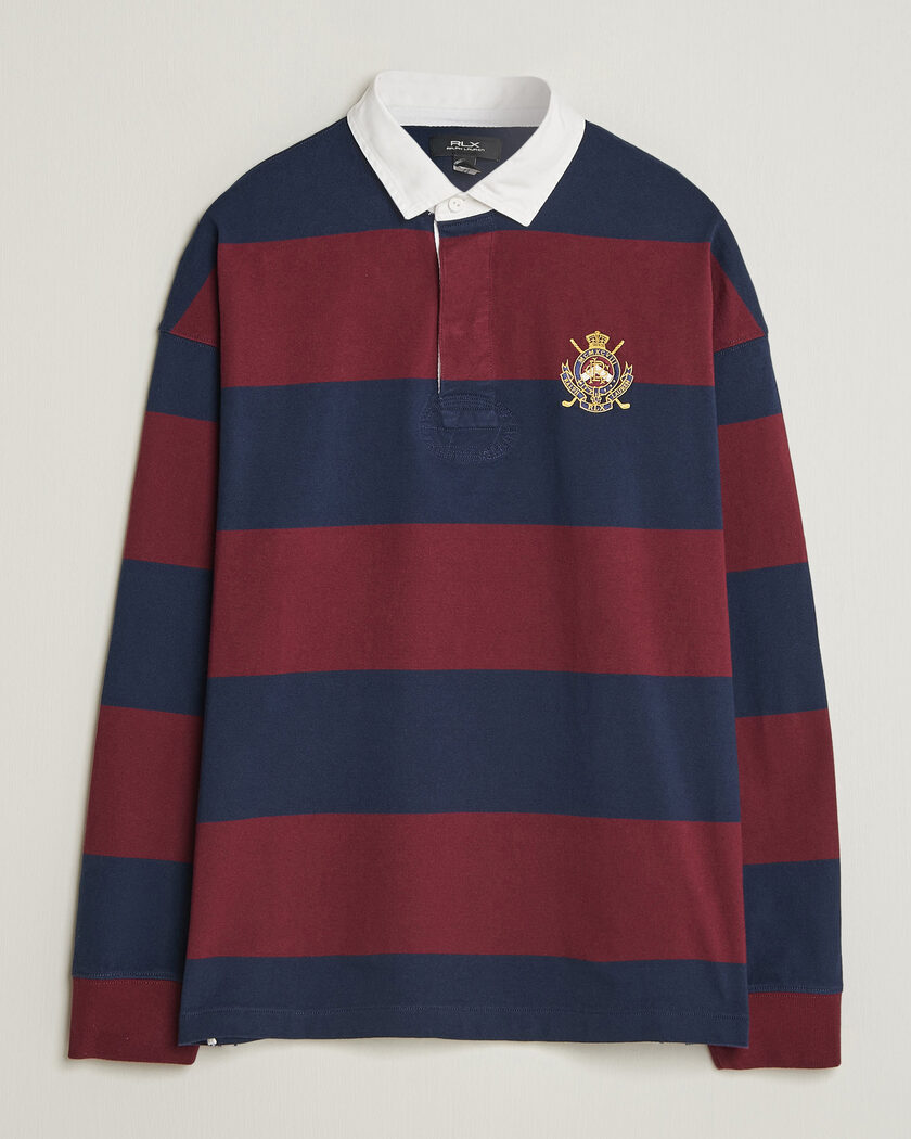 RLX Ralph Lauren Polo Ralph Lauren Rugby Long Sleeve Jersey Polo Classic Wine/Navy – Meerkleurig
