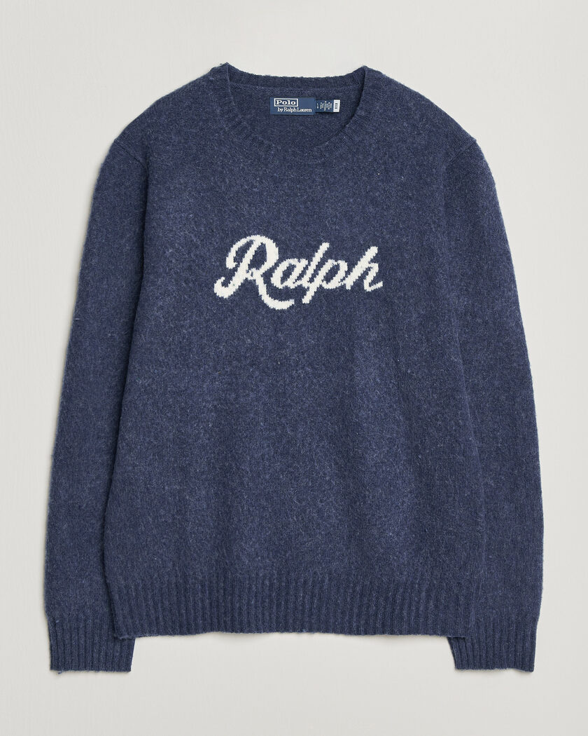 Polo Ralph Lauren Wool/Cashmere Pullover Navy Combo – Blauw