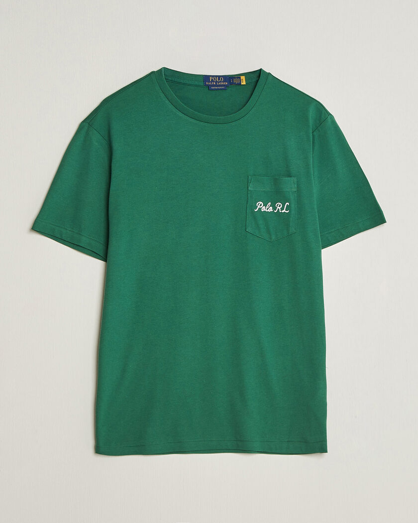 Polo Ralph Lauren Custom Slit Fit Bear T-Shirt Verano Green – Groen