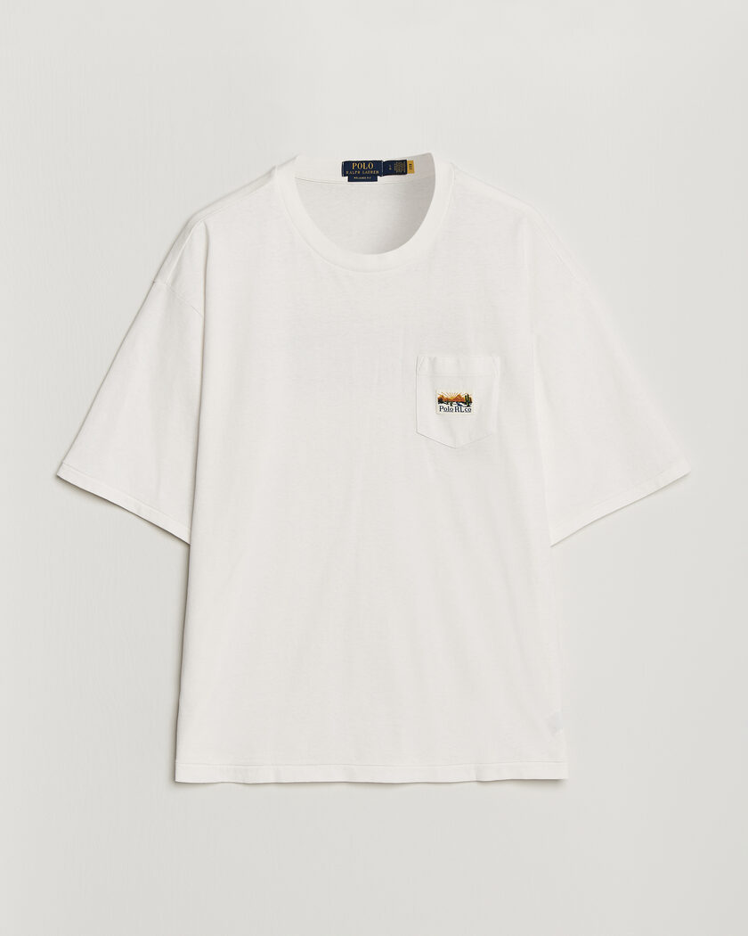 Polo Ralph Lauren Relaxed Fit Print T-Shirt Nevis – Blanc