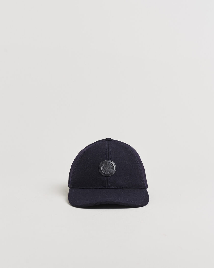 Tiger of Sweden Hent Wool/Cashmere Cap Light Ink – Blauw