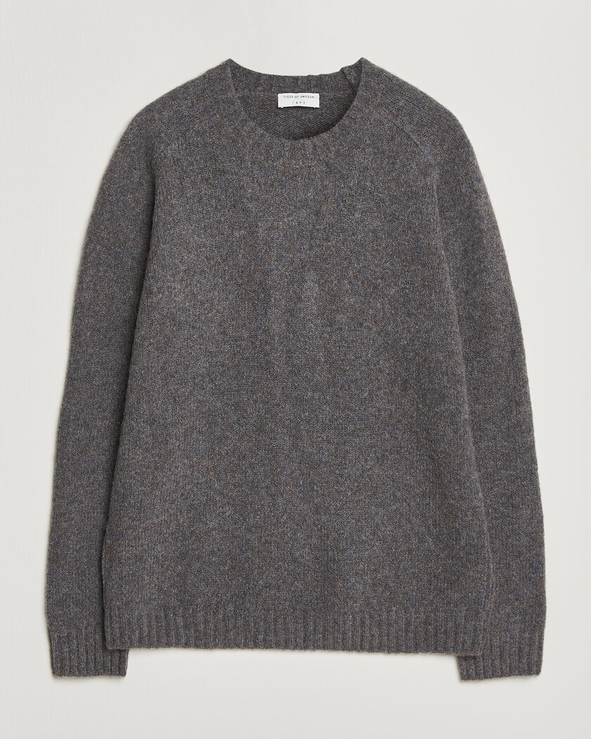 Tiger of Sweden Adryan Yak/Alpaca Knitted Sweater Grey Melange – Grijs