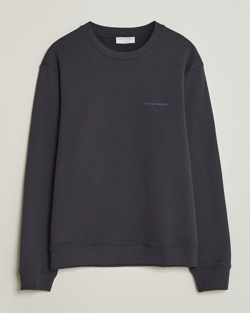 Tiger of Sweden Emerson Crew Neck Sweatshirt Light Ink – Blauw