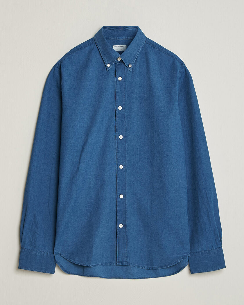 Tiger of Sweden Bjorn Denim Shirt Blue – Blauw
