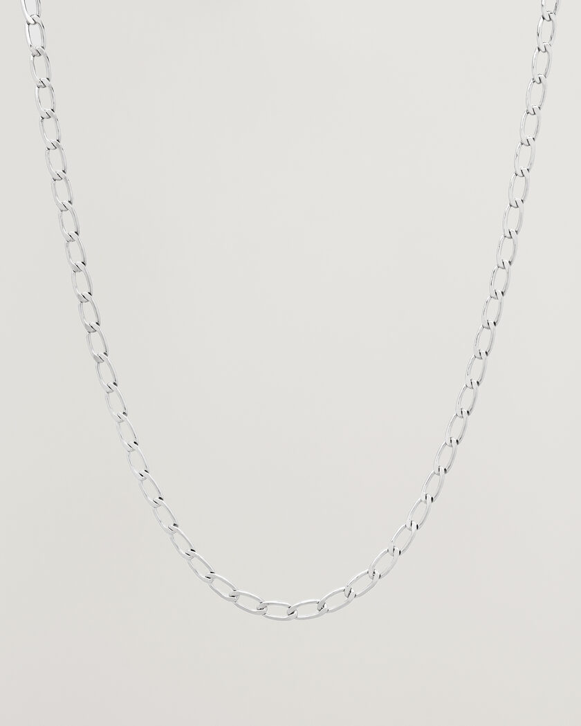 Tom Wood Arlo Medium Chain Silver – Zilver