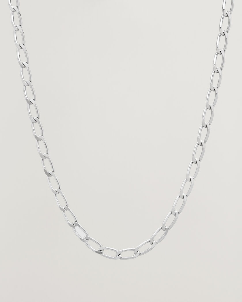 Tom Wood Arlo Large Chain Silver – Zilver