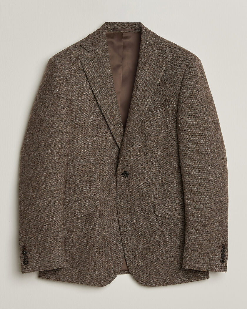 Walker Slater Edward Shetland Wool Donegal Blazer Tobacco – Bruin