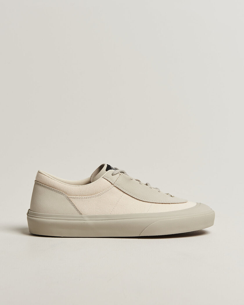 Stone Island Low Top Canvas Sneaker Ivory – Blanc