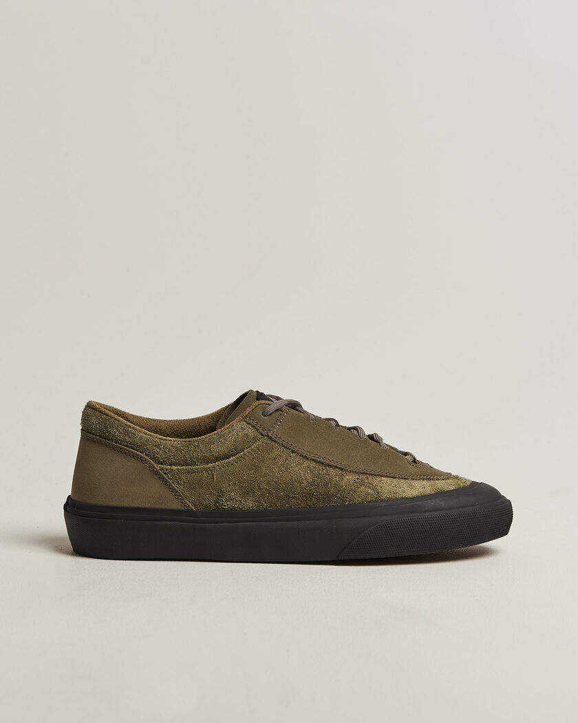 Stone Island Low Top Suede Sneaker Military Green – Vert