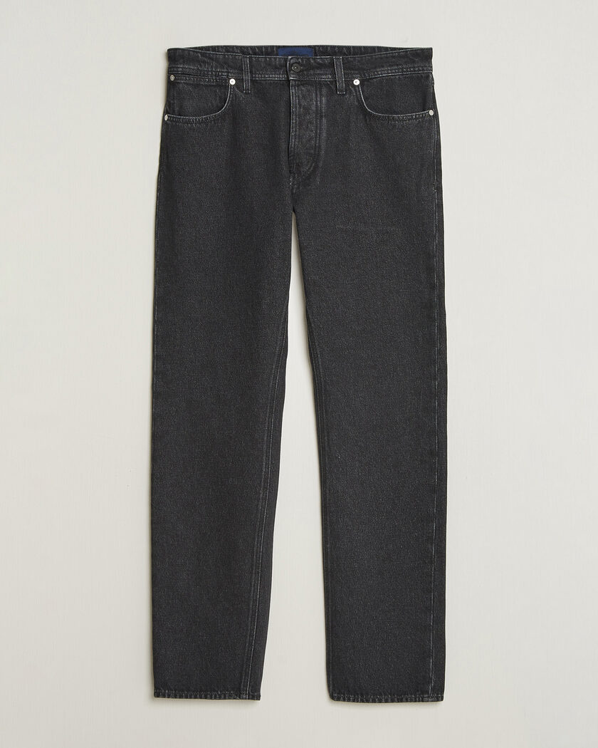 Stone Island Regular Straight Fit Jeans Black Medium Wash – Noir