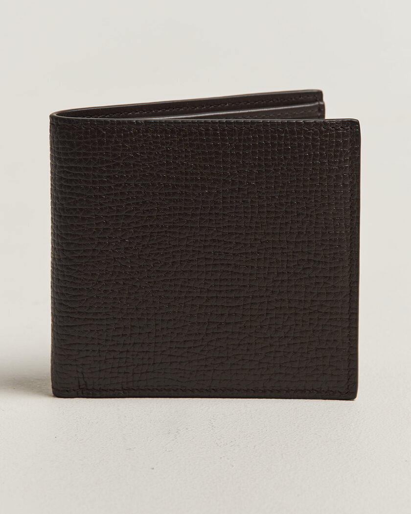 Smythson Ludlow 8 Card Wallet Dark Brown – Marron