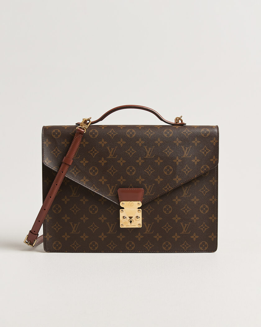 Louis Vuitton Pre-Owned Porte Document Bandouliére Monogram – Bruin