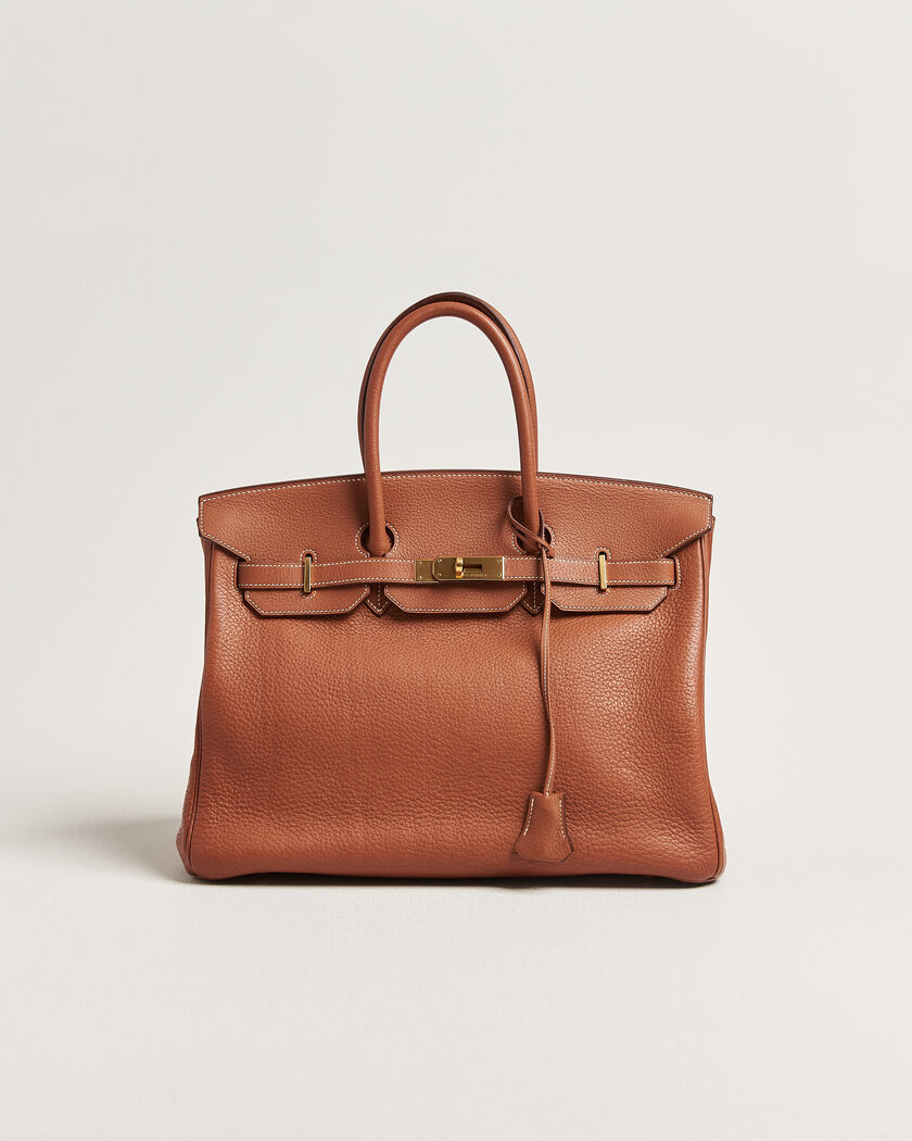Hermès Pre-Owned Birkin 35 Togo Leather Cognac Brown – Bruin