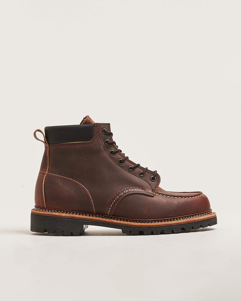 Red Wing Shoes Norway Moc Toe Boot Copper Rough/Though Leather – Bruin