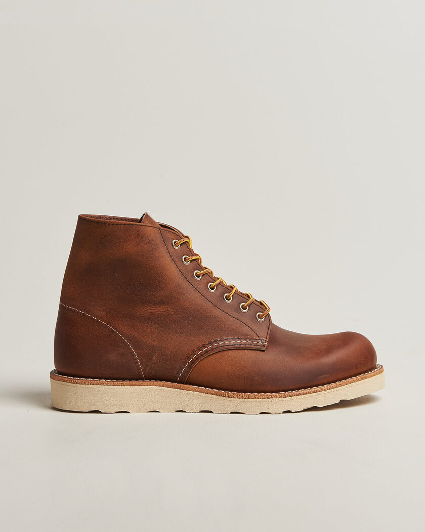  Red Wing Shoes Round Toe Boot Copper Rough/Though Leather – Marron
