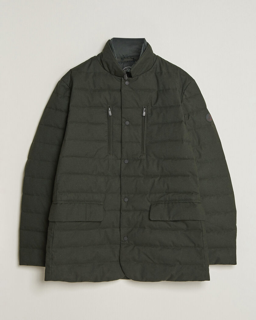 Save The Duck Felipe Padded Flannel Jacket Green Black – Vert