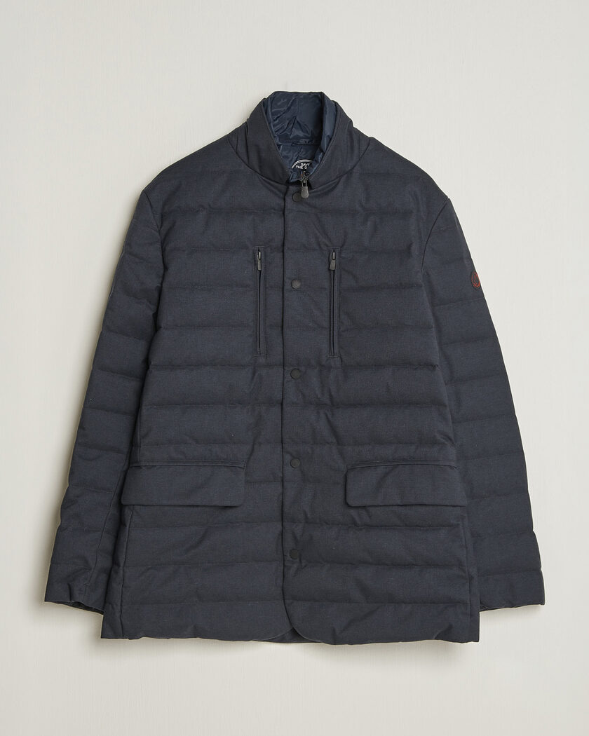 Save The Duck Felipe Padded Flannel Jacket Navy Blue – Bleu