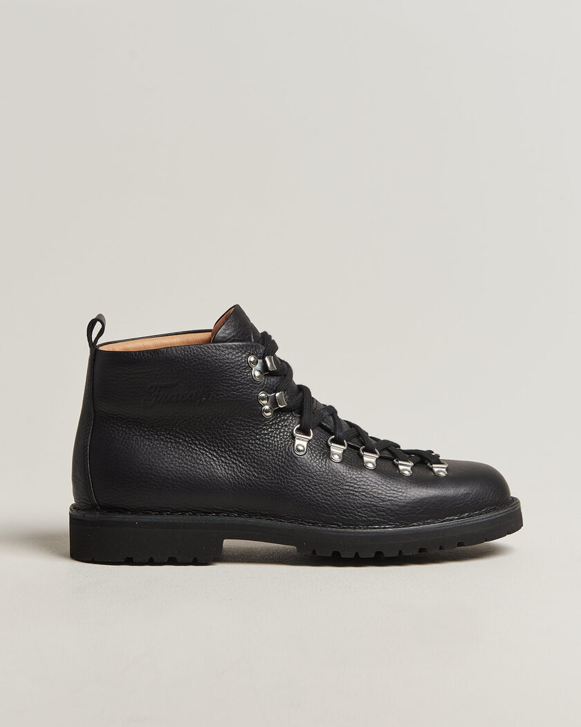 Fracap M120 Grain Leather Boot Black – Zwart