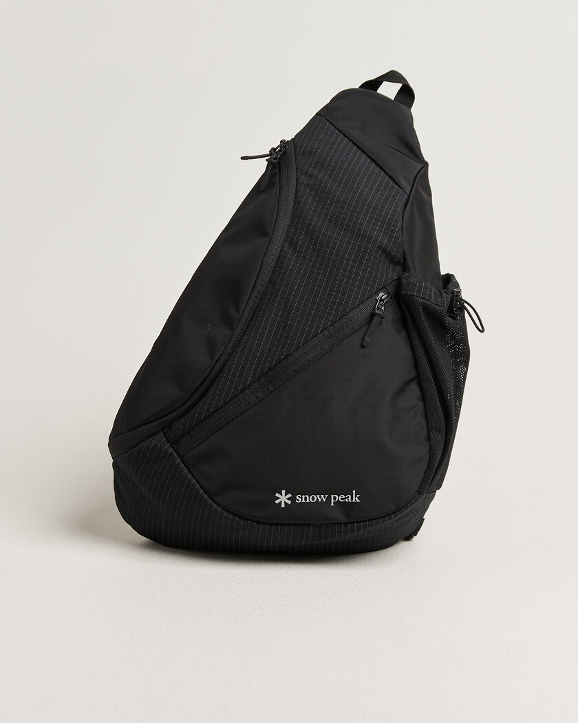 Snow Peak Grid Sling Bag Black – Zwart
