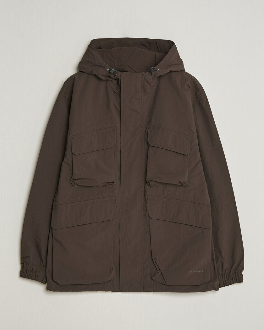 Snow Peak Nylon Double Rip Jacket Dark Brown – Marron