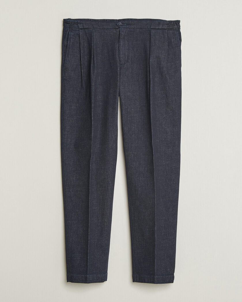 Briglia 1949 Portobello Loose Fit Denim Trousers Dark Blue – Blauw