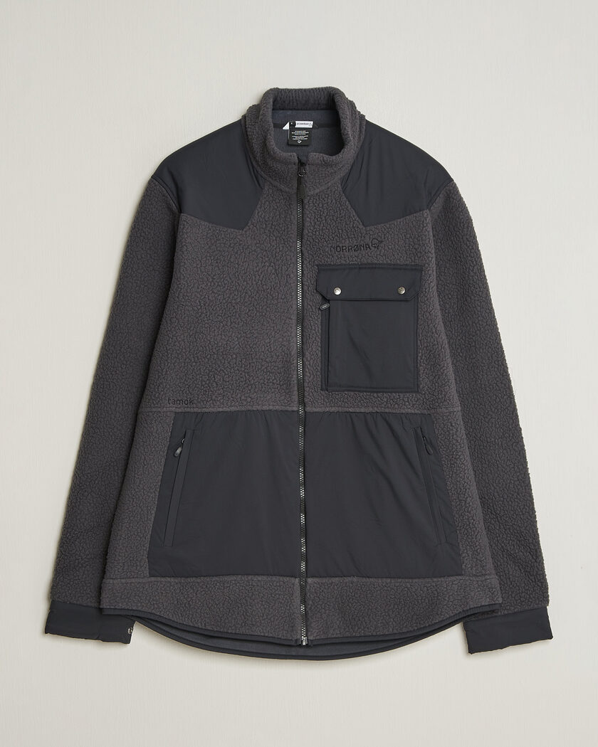 Norrøna Tamok Warm3 Fleece Jacket Phantom – Grijs