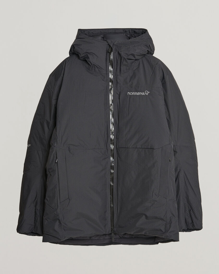 Norrøna Trollveggen dri2 Down 800 Zip Hood Caviar Black – Zwart