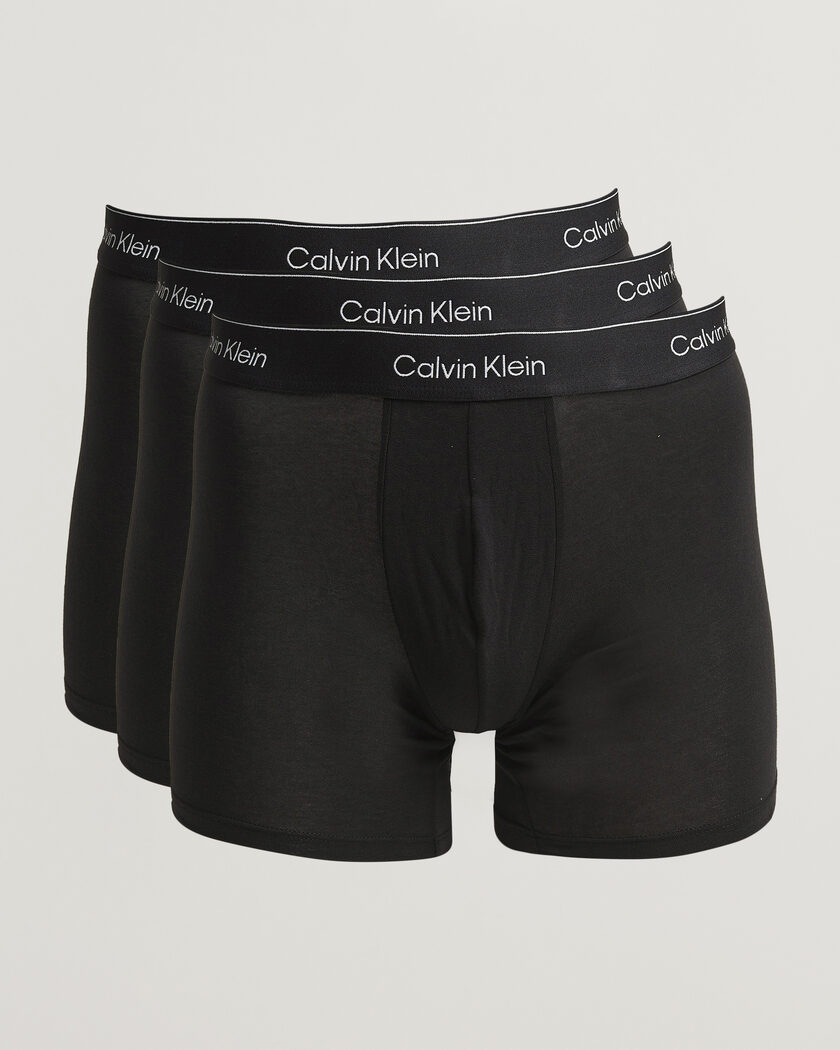 Calvin Klein 3-Pack Icon Cotton Stretch Boxer Brief Black – Noir