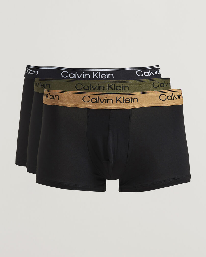 Calvin Klein 3-Pack Micro Stretch Trunk Black – Noir