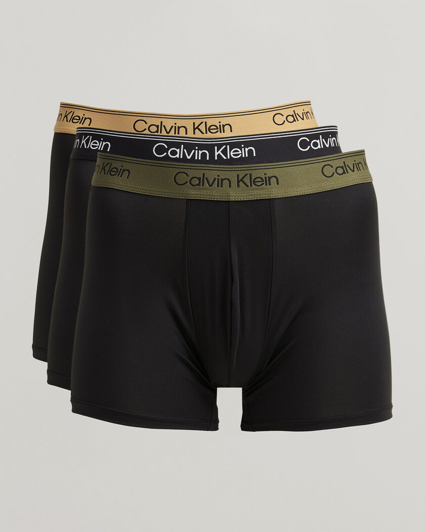 Calvin Klein 3-Pack Micro Stretch Boxer Brief Black – Zwart