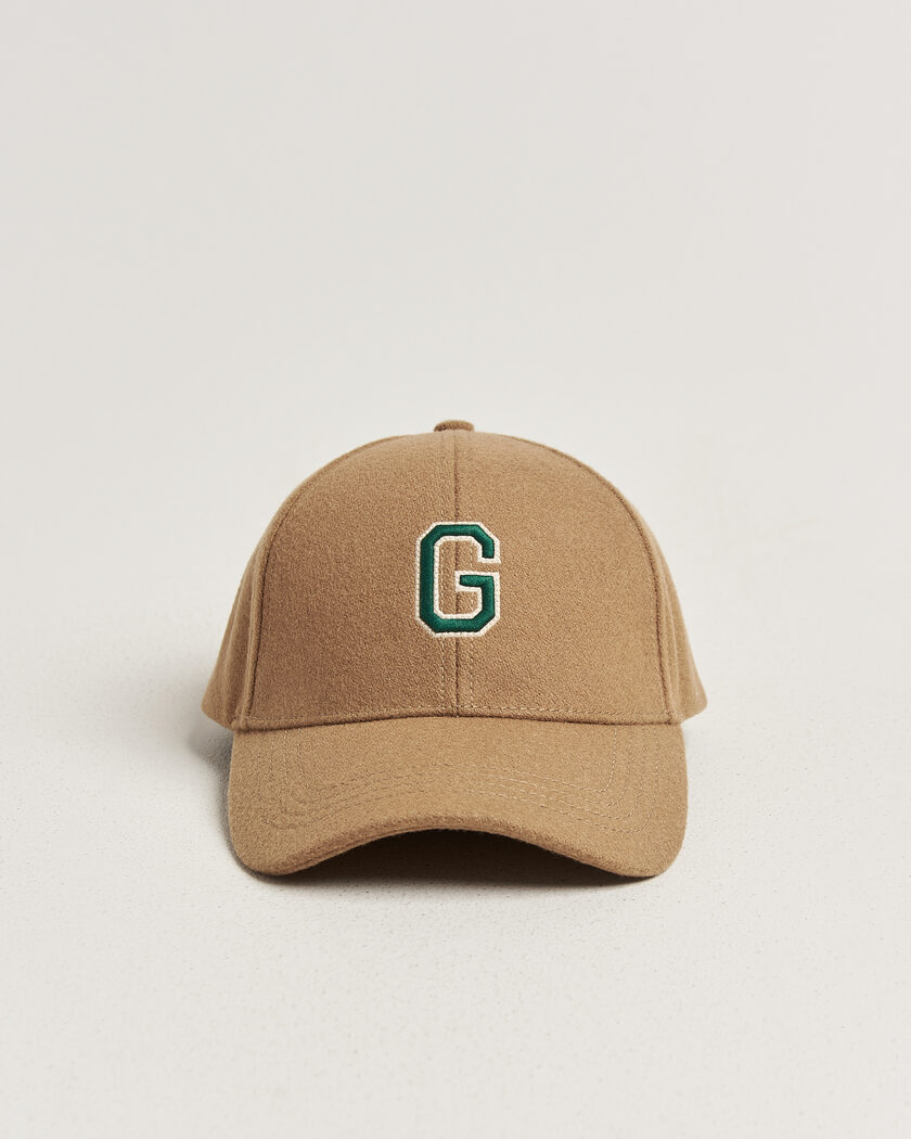 Gant G Badge Wool Melton Cap Autumn Yellow – Bruin