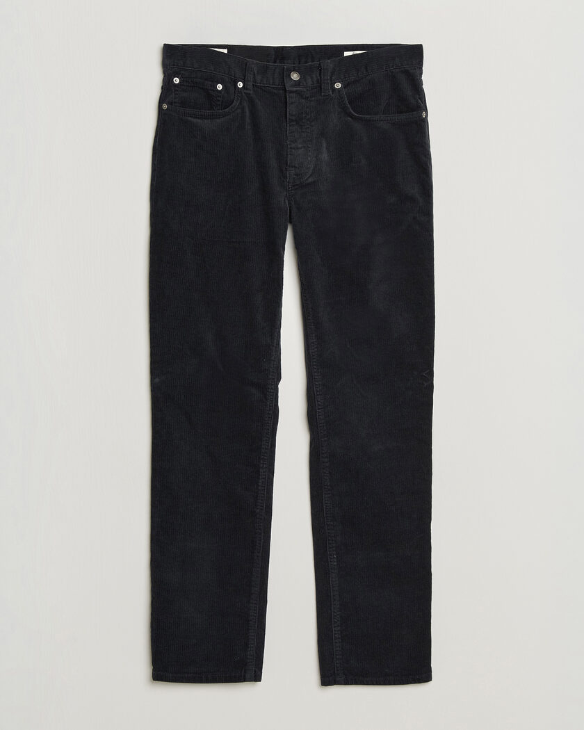 Gant Regular Fit Corduroy 5-Pocket Pants Black – Zwart
